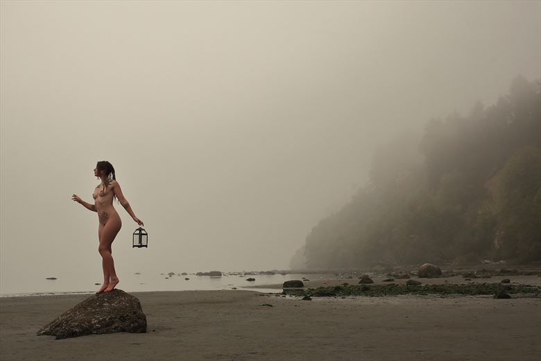 fog day artistic nude photo by photographer mike 256