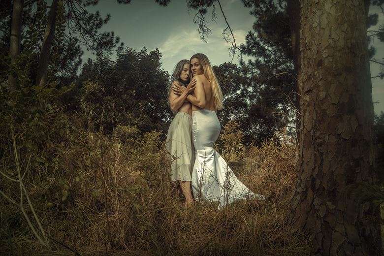 forest nymphs artistic nude photo by photographer luj%C3%A9an burger