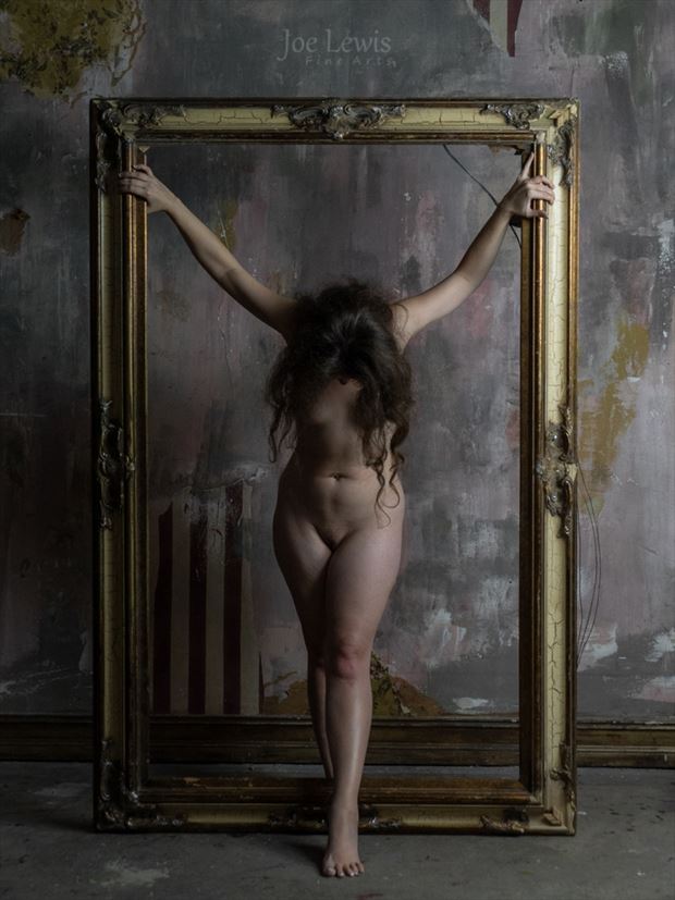 framed as portrayed by the lovely worksofwillow artistic nude photo by photographer joe lewis fine arts