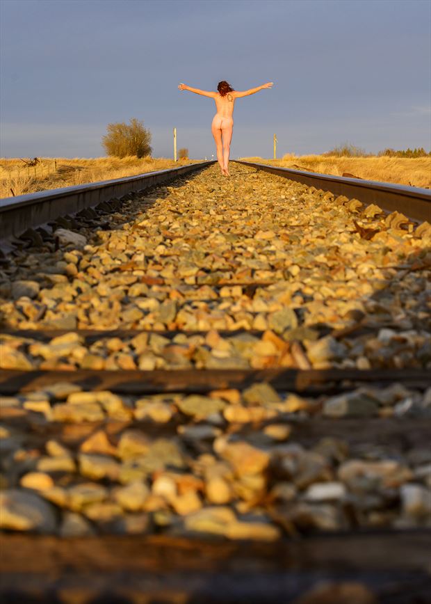 freedom train artistic nude photo by model tigg