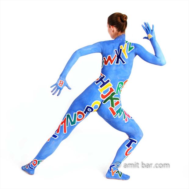 from a to z body painting artwork by photographer bodypainter