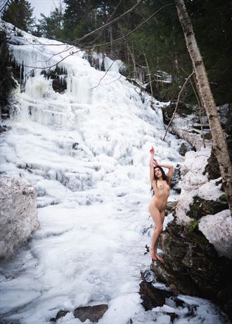 frozen artistic nude photo by model madisonoakley