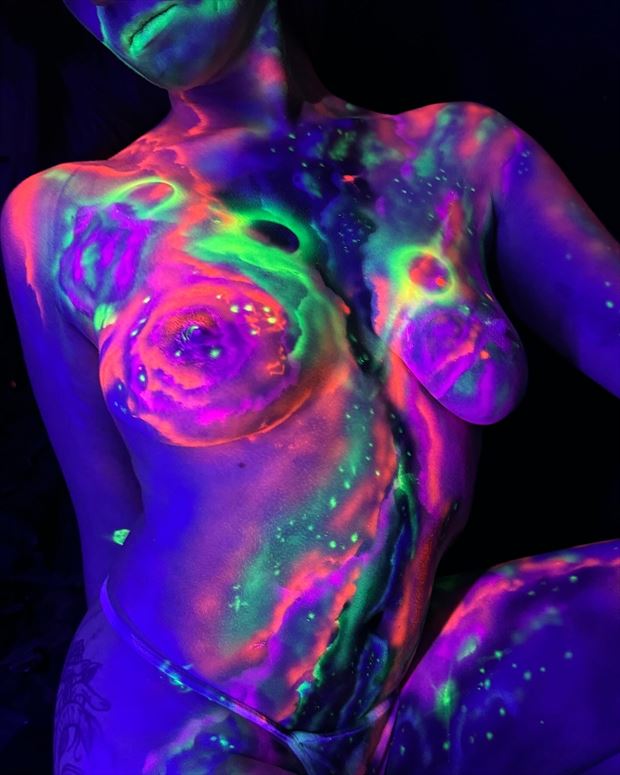 galactic rift body painting artwork by photographer gunsmokephoto