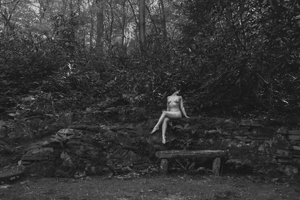 garden figure artistic nude photo by photographer wendy garfinkel