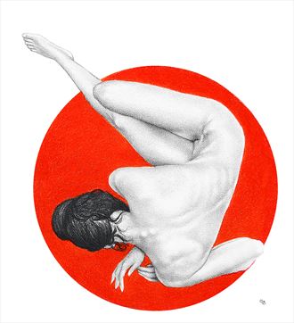 geometry of perfection artistic nude artwork by artist subhankar biswas