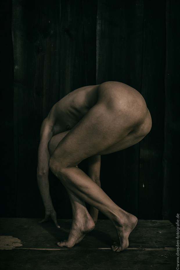 gespannter Schritt Artistic Nude Photo by Photographer S.Dittrich