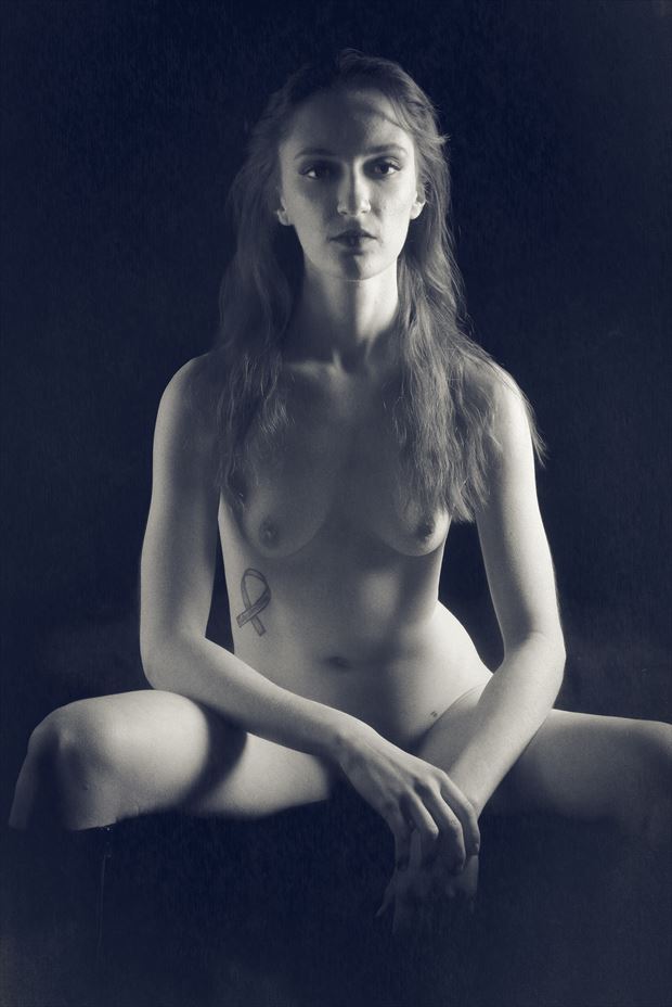 ghostly light artistic nude photo by model gabriella marsie