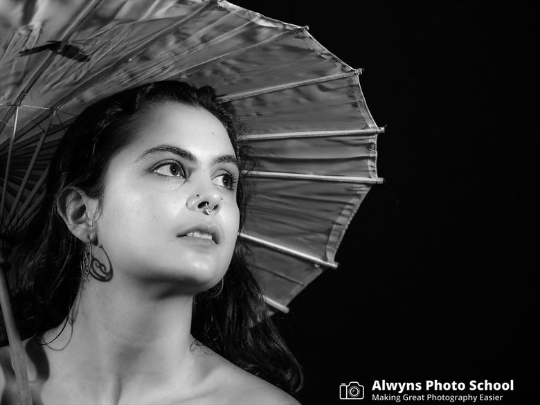 girl and parasol glamour photo by photographer alwyn