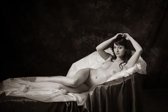 girl in a chair artistic nude artwork by photographer photorp