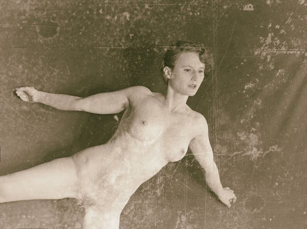 given to fly artistic nude artwork by photographer emissivity