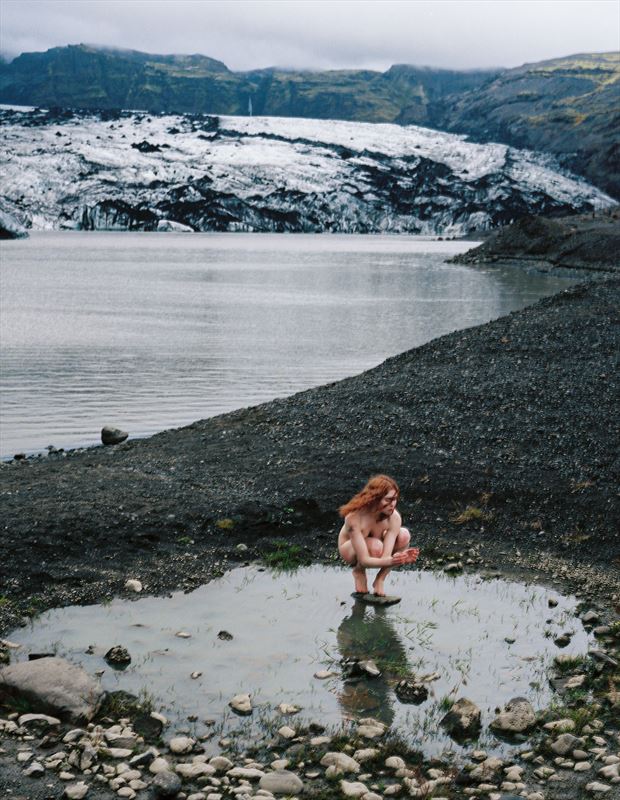 glacial artistic nude photo by model icelandic selkie