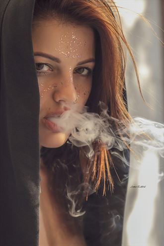glitter and smoke sensual photo by photographer anna edelride