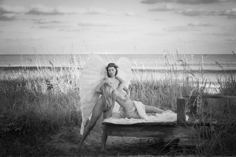 goddess cupid and psyche artistic nude photo by photographer carl kerridge