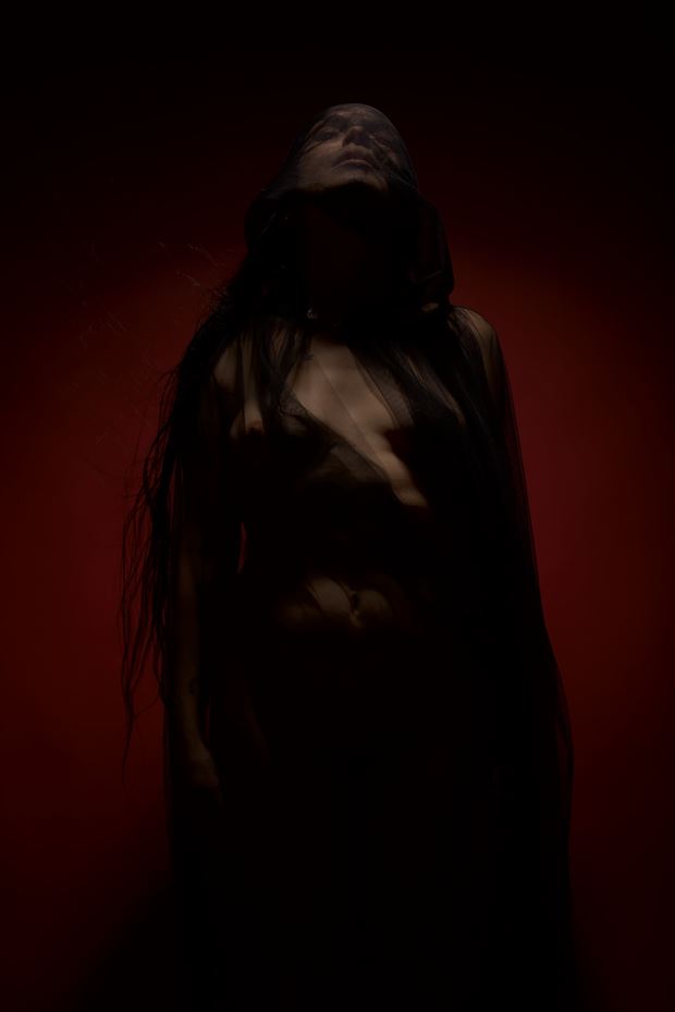goddess of shadow artistic nude photo by photographer adero