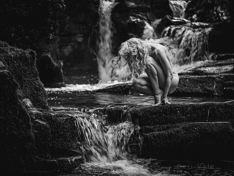 going with the flow artistic nude photo by model selkie