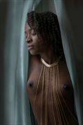 gold necklace artistic nude photo by artist kevin stiles