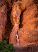 golden hour in utah artistic nude photo by photographer jon lecoultre