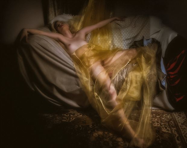 golden slumbers 2 artistic nude artwork by photographer paul archer