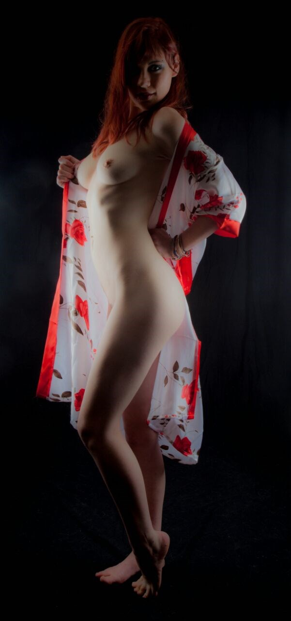 gown side Artistic Nude Photo by Photographer Allan Taylor