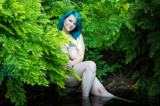 green artistic nude photo by photographer korry hill