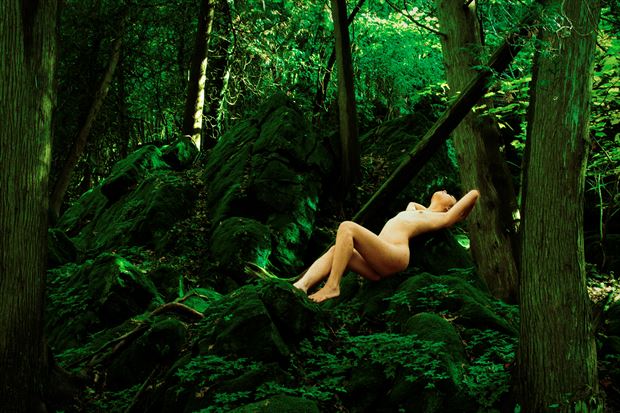 green gaea artistic nude photo by photographer anthony gordon