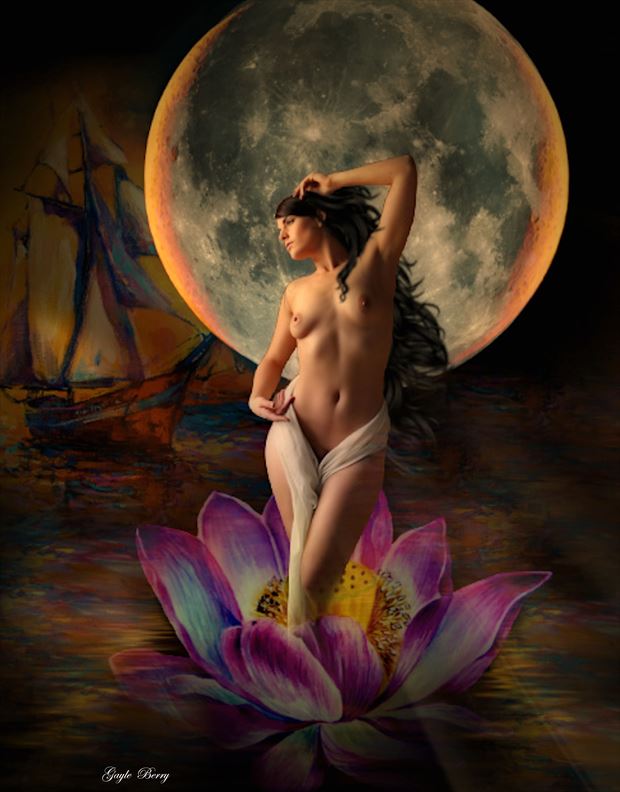 guiding light artistic nude artwork by artist gayle berry