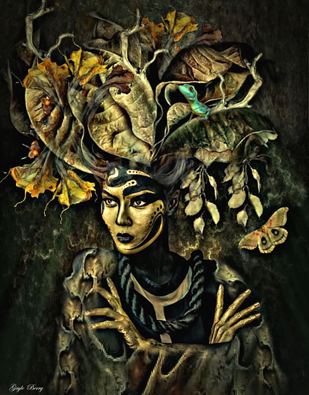 haashimah surreal artwork by artist gayle berry