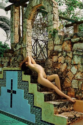 hacienda pool steps 2 artistic nude photo by photographer deekay images