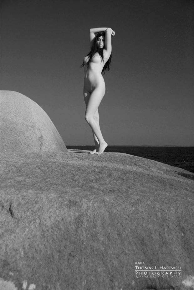 halibut point morning artistic nude photo by photographer mainemainphotography