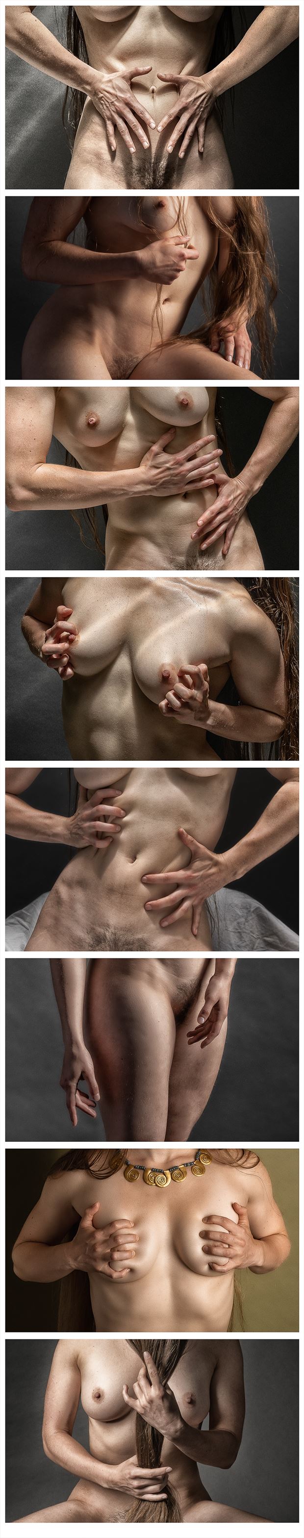 hands eight up artistic nude photo by photographer rick jolson