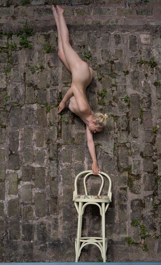 handstand artistic nude photo by photographer russb
