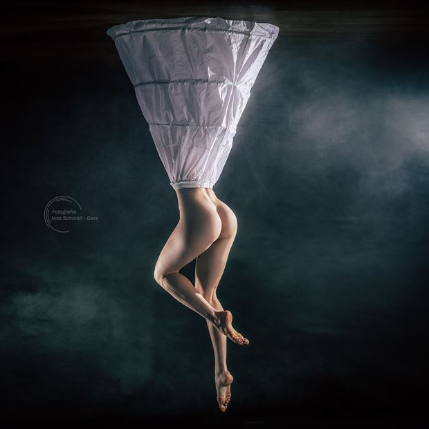 hang over artistic nude artwork by photographer jens schmidt