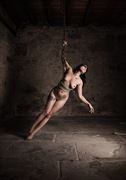 hanged artistic nude photo by model iris suarez