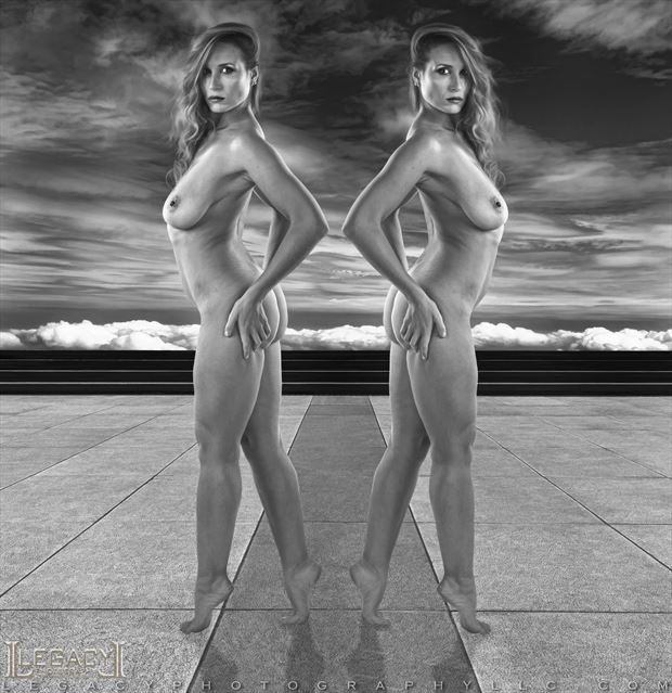 hard deck mirror artistic nude photo by photographer legacyphotographyllc