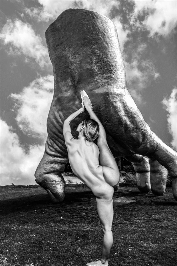 helping hand artistic nude photo by photographer robert l person