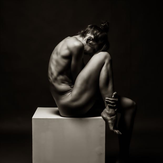 hide me naked artistic nude photo by model bia