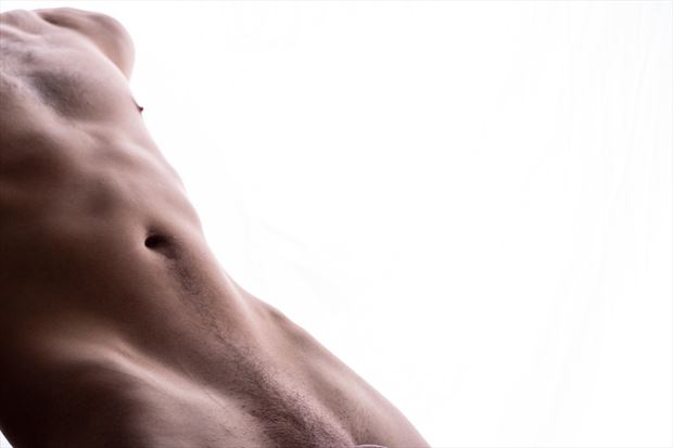 high key frontal male bodyscape 03 artistic nude photo by photographer art studios huck