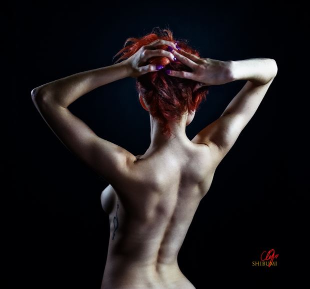 hold on i ll be there soon artistic nude photo by photographer clif davis