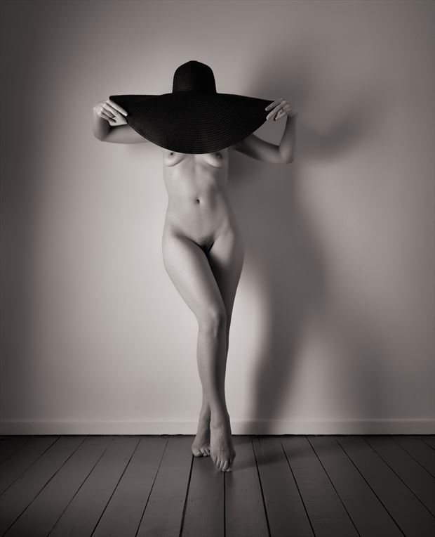 hold on to m hat artistic nude artwork by photographer neilh
