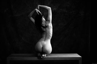 hourglass artistic nude photo by model muirina fae