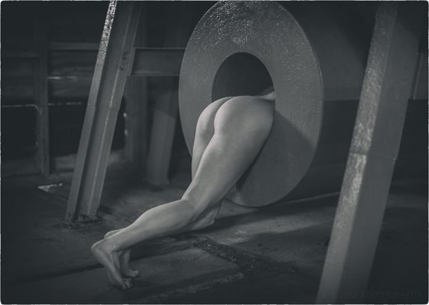 human cannonball required apply within artistic nude photo by photographer lanes photography