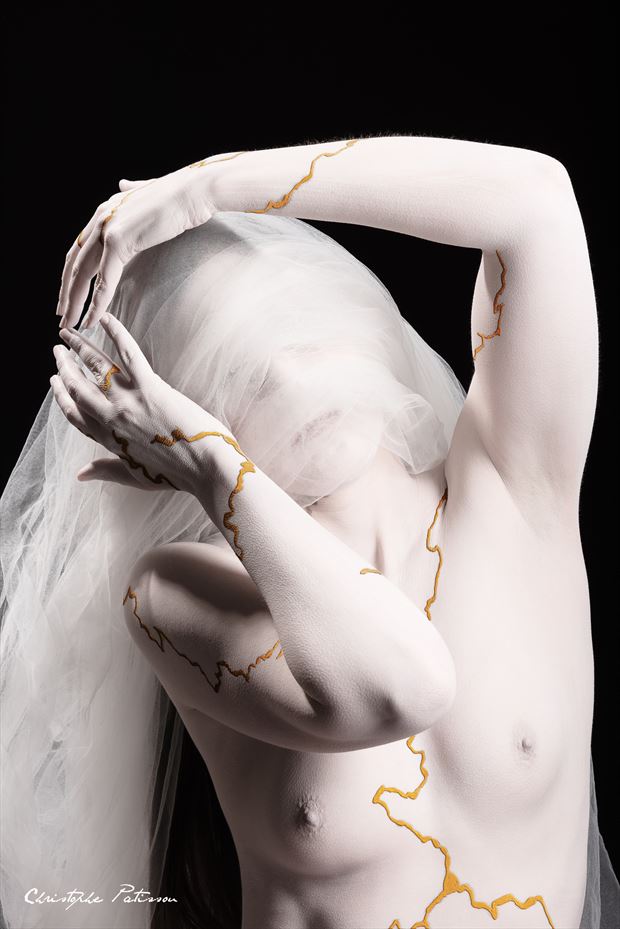 human kintsugi artistic nude photo by photographer pose %C3%A9motions 