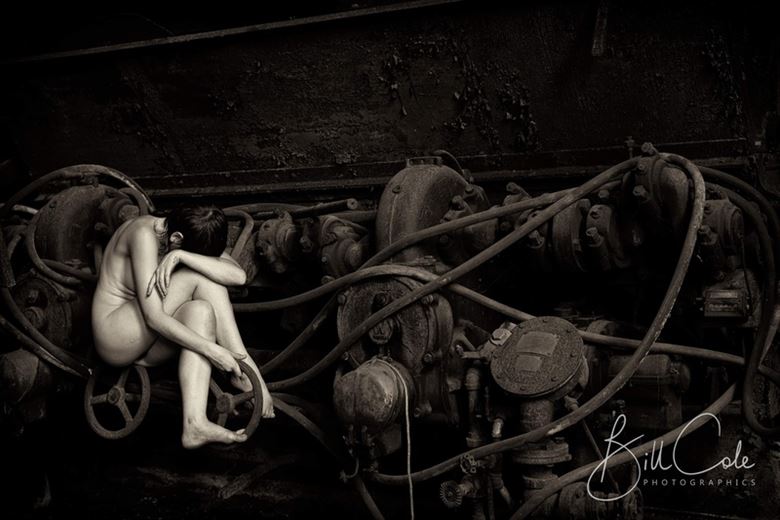 human machine artistic nude photo by model melancholic