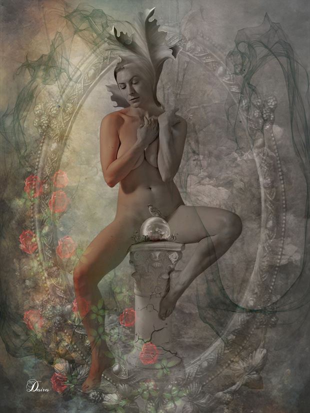 i turned to stone artistic nude artwork by artist digital desires