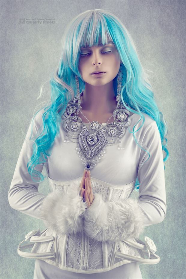 ice prayer cosplay photo by model kitty dawson