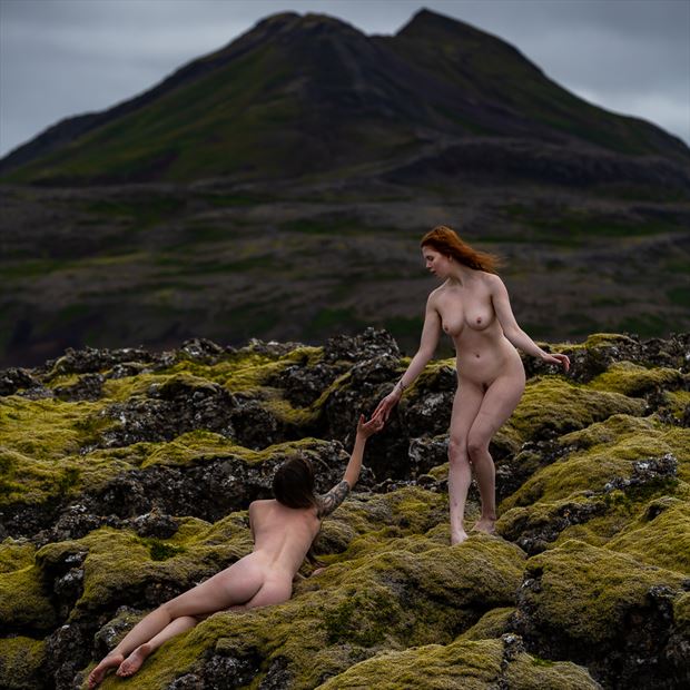iceland duo artistic nude photo by photographer stevegd