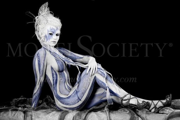 icequeen fantasy artwork by artist bodyart j d%C3%BCsterwald