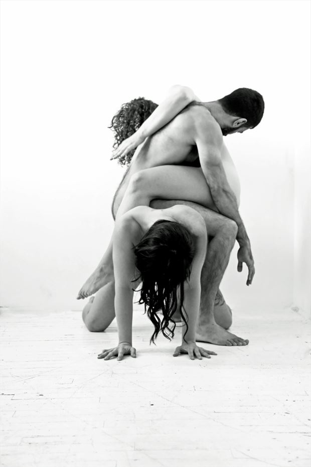 implied nude figure study photo by photographer werner lobert