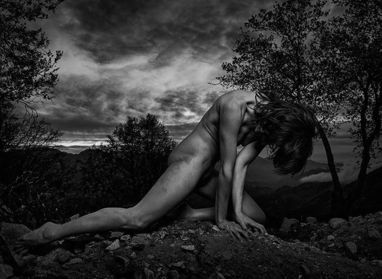 implied nude photo by model amanda frances