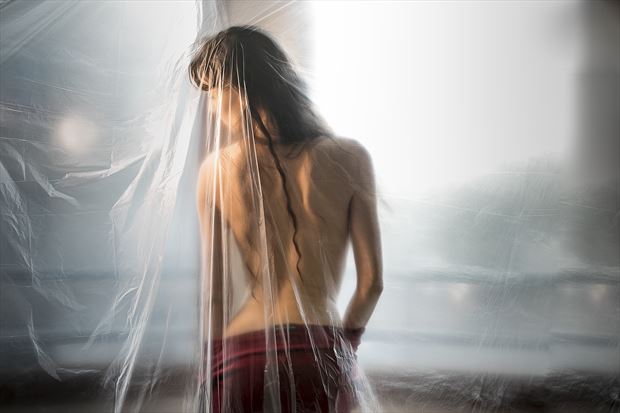 in fabric artistic nude photo by photographer robert koudijs